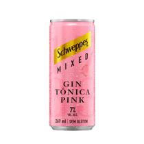 Bebida Schweppes Gin Tônica Pink Sem Glúten - 269ml Bebida Schweppes Gin Tônica Pink Sem Glúten - 269ml