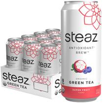 Bebida Steaz Chá Verde Orgânico Superfrutas 12 Unidades 473 ml Bebida Steaz Chá Verde Orgânico Superfrutas 12 Unidades 473 ml