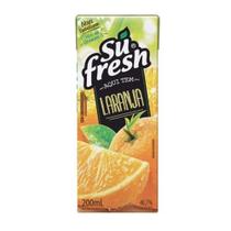 Bebida Sufresh Laranja 200ml com 18 unidades
