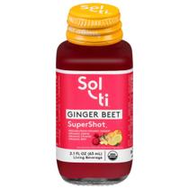 Bebida SuperShot Sol-ti Organic GINGER BEET 62 ml, pacote com 12