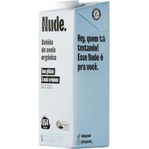 Bebida vegetal de aveia orgânica nude cremoso 1l suave, encorpada e versátil