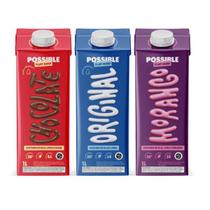 Bebida Vegetal Possible Trio 1 Litro - Kit com 3 Unidades