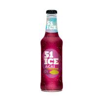 Bebida Vodka Ice 51 6 Unidades x 275ML Sabor Açai Com Guaraná