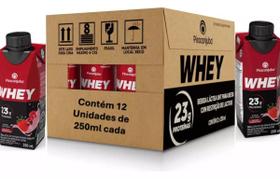 Bebida Whey Zero Lactose Piracanjuba 23g e 5g de BCAAs de 250ml - 12 Unidades