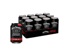 Bebida Whisky Lata Jack Daniels Cola 330ml C/12 - Jack Daniels