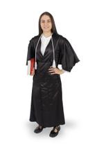 Beca para advogado Modelo Tradicional Frances em Cetim Tribunal júri Beca para advogado Modelo Tradicional Frances em Cetim Tribunal júri