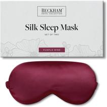 Beckham Hotel Collection Máscara de Dormir de Seda Roxo c/ 2