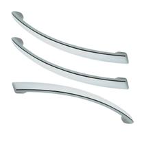 Beckmann 3 Puxadores Cromados 128mm Linha Clean