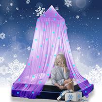 Bed Canopy Eimilaly Princess Glow in The Dark Snowflakes