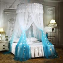 Bed Canopy Mengersi Princess para meninas e adultos com luzes