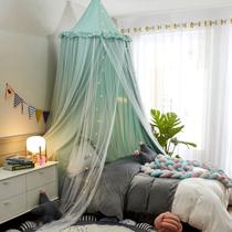 Bed Canopy VETHIN para crianças com luzes Princess Round Dome