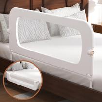 Bed Rail FigTime para crianças pequenas, Baby Guard Kids, branco de 122 cm