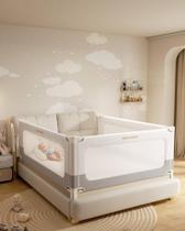 Bed Rail Guard ONEYA BABY reforçado de 99 cm para duas camas individuais
