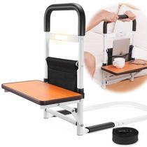 Bed Rails ONLYCARE para idosos com sensor de movimento, luz e mesa