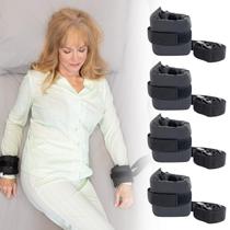 Bed Restraints Vive, pacote com 4 alças de segurança acolchoadas para mãos e pernas