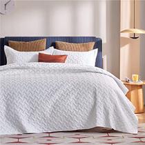 Bedsure White Quilt Queen Size - Full Size Quilt Belt Sets 3 Piece-Lightweight Bedspread - Soft Bed Coverlet (Inclui 1 Colcha, 2 Shams)