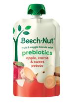 Beech-Nut Bolsas de Comida para Bebés con Zanahoria, Manzana y Batata 105 ml x 12