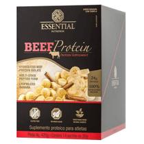 Beef Protein Banana Com Canela 30g Caixa 14 Sachês Essential Nutrition