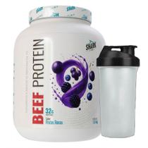 Beef Protein Frutas Roxas 1.8kg Coqueteleira - Shark Pro Beef Protein Frutas Roxas 1.8kg Coqueteleira - Shark Pro