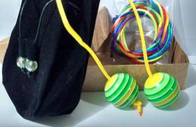 Begleri Verde Amarelo Fidget Edc Skill Toy Exclusivo - Skillo