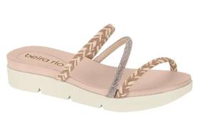 Beira Rio Flat 5387.533 Camel/Ouro Rosado