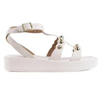 Beira Rio Sandália Feminina 8487.210 Flat Com Spike Estilo Beira Rio Sandália Feminina 8487.210 Flat Com Spike Estilo