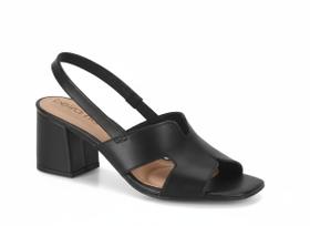 Beira Rio Sandália Napa Turim Preta Estilo Versátil Feminino - Beira Rio Sandália Napa Turim Preta Estilo Versátil Feminino -