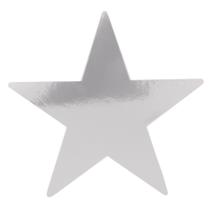 Beistle Foil Star Cutouts, 24 peças, 38 cm