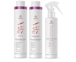Belcazzi Hair Spa Multi Reconstrutor Shampoo e Condicionador e Genial Spray Finalizador Belcazzi Hair Spa Multi Reconstrutor Shampoo e Condicionador e Genial Spray Finalizador