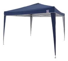 Belfix Tenda Gazebo Sanfonado Articulada 3x3m Mala Transporte Cor Azul Cor:Azul