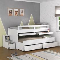 Beliche Baixo 2 Gavetas 2 Escrivaninhas 11911 Branco Foscarini Branco Beliche Baixo 2 Gavetas 2 Escrivaninhas 11911 Branco Foscarini Branco