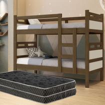 Beliche Barreto Funcional Completa Com 2 Colchões Inclusos Beliche Barreto Funcional Completa Com 2 Colchões Inclusos