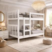 beliche bicama tamanho de solteiro mdf com sarrafo madeira para quarto