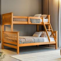 Beliche C/ Cama Casal/Solteiro Madeira Maciça Woodstore Mel