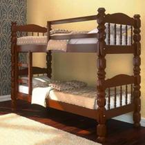 Beliche Cama Robusta Torneada Madeira Maciça ResistenteFirme Beliche Cama Robusta Torneada Madeira Maciça ResistenteFirme