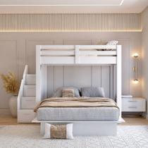 Beliche Casal Family Star Plus Casatema MadeiraOriginals Branco Beliche Casal Family Star Plus Casatema MadeiraOriginals Branco