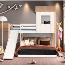 Beliche Casal Montessoriano Family com Escorregador Casatema MadeiraOriginals