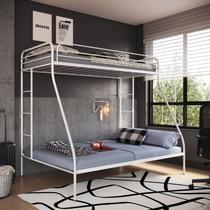 Beliche Casal + Solteiro em Ferro Nice Beliche Casal + Solteiro em Ferro Nice