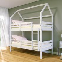 Beliche Casinha Solteiro Slim Rb Grade Branco Beliche Casinha Solteiro Slim Rb Grade Branco