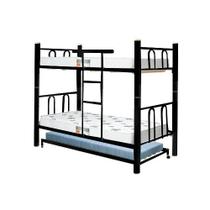 Beliche com Cama Auxiliar de Ferro Preta Marcheli