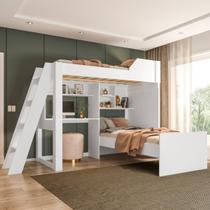 Beliche Com Escrivaninha Office Multifuncional Vivace Branco