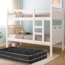 Beliche De Alto Conforto Com 2 Colchões D20 Reforçada Beliche De Alto Conforto Com 2 Colchões D20 Reforçada