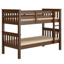 Beliche de Madeira Escada Fixa Castanho Acetinado - Piratini