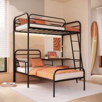 Beliche em ferro Solteiro + Mesa de estudos - Bonnie Beliche em ferro Solteiro + Mesa de estudos - Bonnie