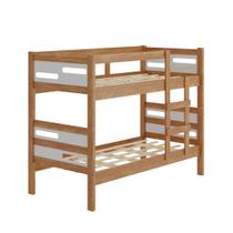 Beliche Estrela que Vira Duas Camas 100 MDF com Escada Nature Off