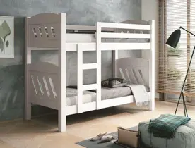 Beliche Fênix Perola Versátil Vira 2 Camas Solteiro Branco Estrado P/ Colchão 1,88x0,88 - Fenix Beliche Fênix Perola Versátil Vira 2 Camas Solteiro Branco Estrado P/ Colchão 1,88x0,88 - Fenix