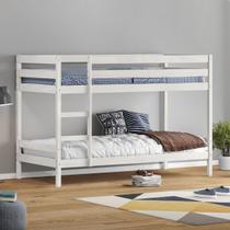 Beliche Infantil Branco Madeira com Grade de Proteção Felix Beliche Infantil Branco Madeira com Grade de Proteção Felix