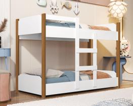 Beliche Infantil com Escada e Grade Reforçada Segura 100%MDF