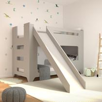 Beliche Infantil com Escorregador Lumi - Timber Móveis Beliche Infantil com Escorregador Lumi - Timber Móveis