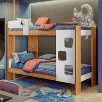 Beliche Infantil/Juvenil 100% MDF com Prateleira July